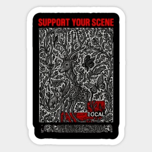 Selamat Datang di Toko Kami – Support Your Scene Local Nature Art Sticker